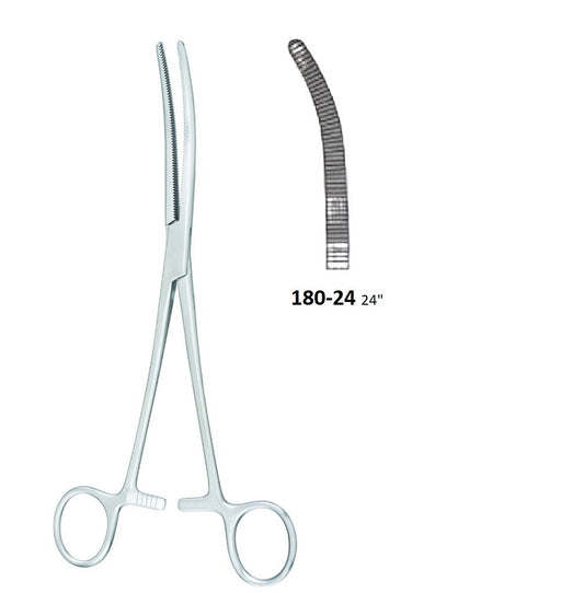 ROCHESTER / PEAN FORCEPS CURVED 180-24