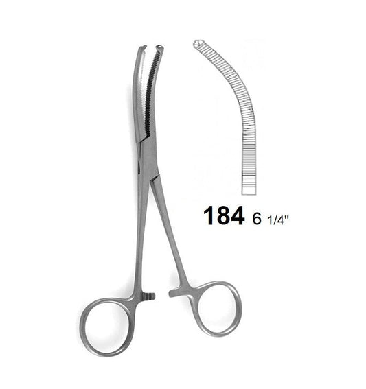 ROCHESTER/OCHSNER FORCEPS CURVED 184