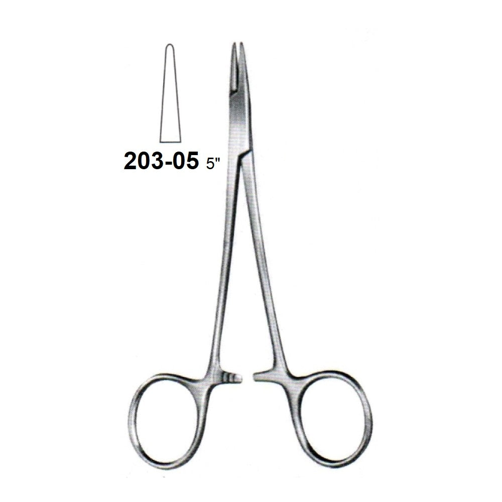 HALSEY NEEDLE HOLDER 203-05 – Surgical Design Shop