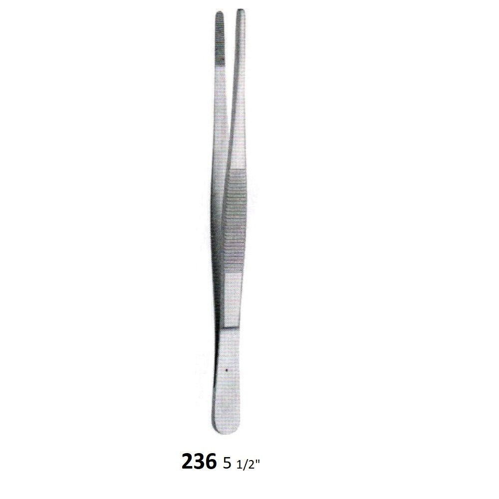 THUMB DRESSING FORCEPS,SERRATED 236