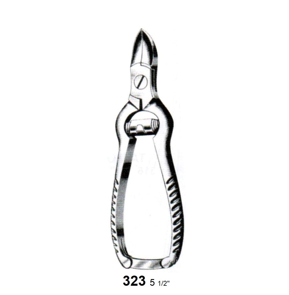 NAIL NIPPER, CONCAVE EDGE WITH BARREL 323