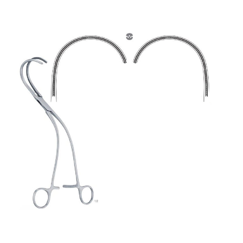 Weber atraumatic vascular forceps