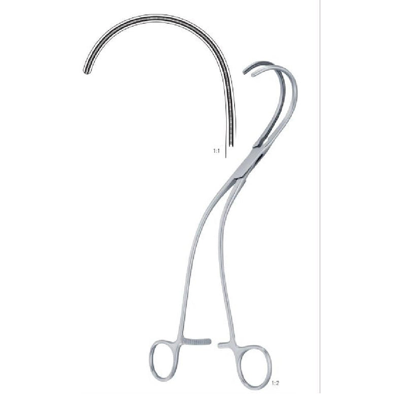 Weber atraumatic vascular forceps