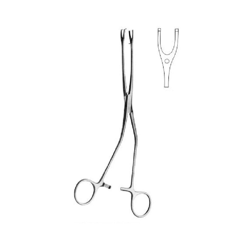 Harris Capsule Ligature Angled Suture Forceps