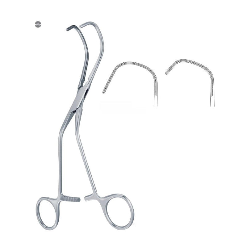 Lambert-Kay Aorta Clamp & atraumatic vascular forceps