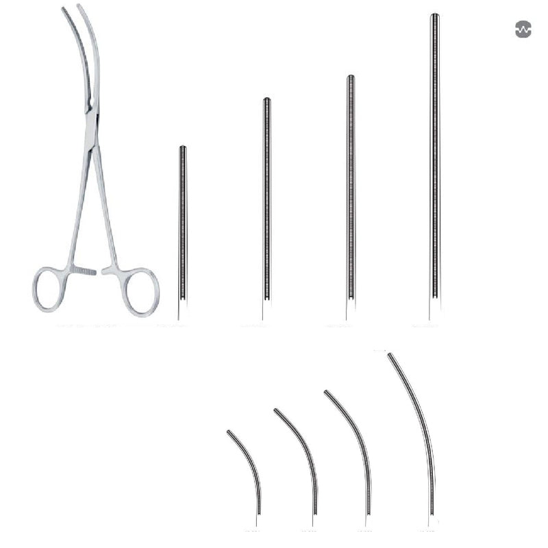 Debakey Aortic Aneurysm clamps & atraumatic vascular forceps