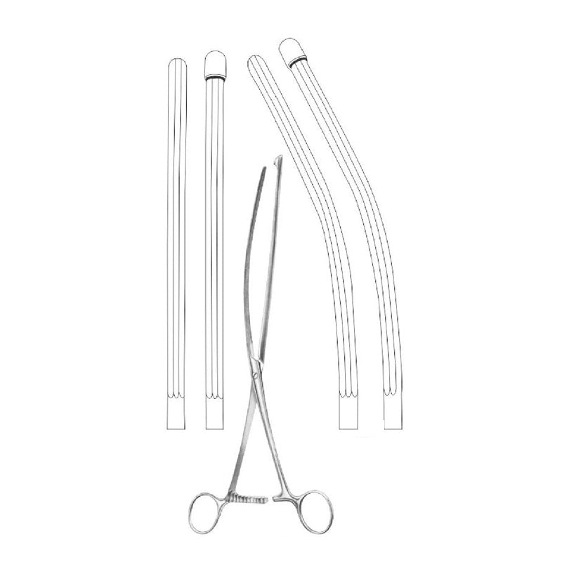 Nussbaum Stomach Intestinal Twin Clamp Forceps