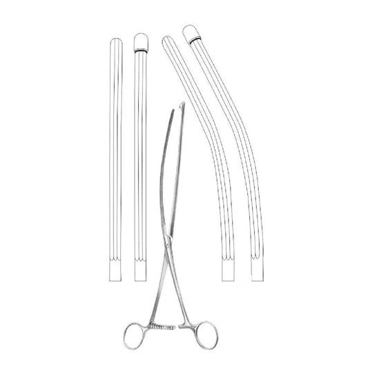 Nussbaum Stomach Intestinal Twin Clamp Forceps