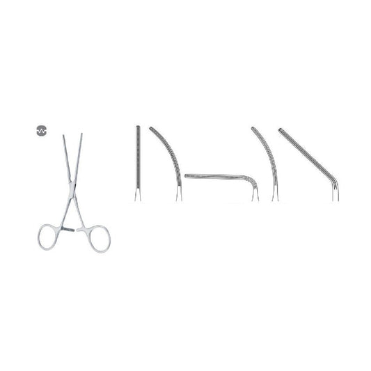 Debakey Ring handled Bulldog Clamps & atraumatic vascular forceps